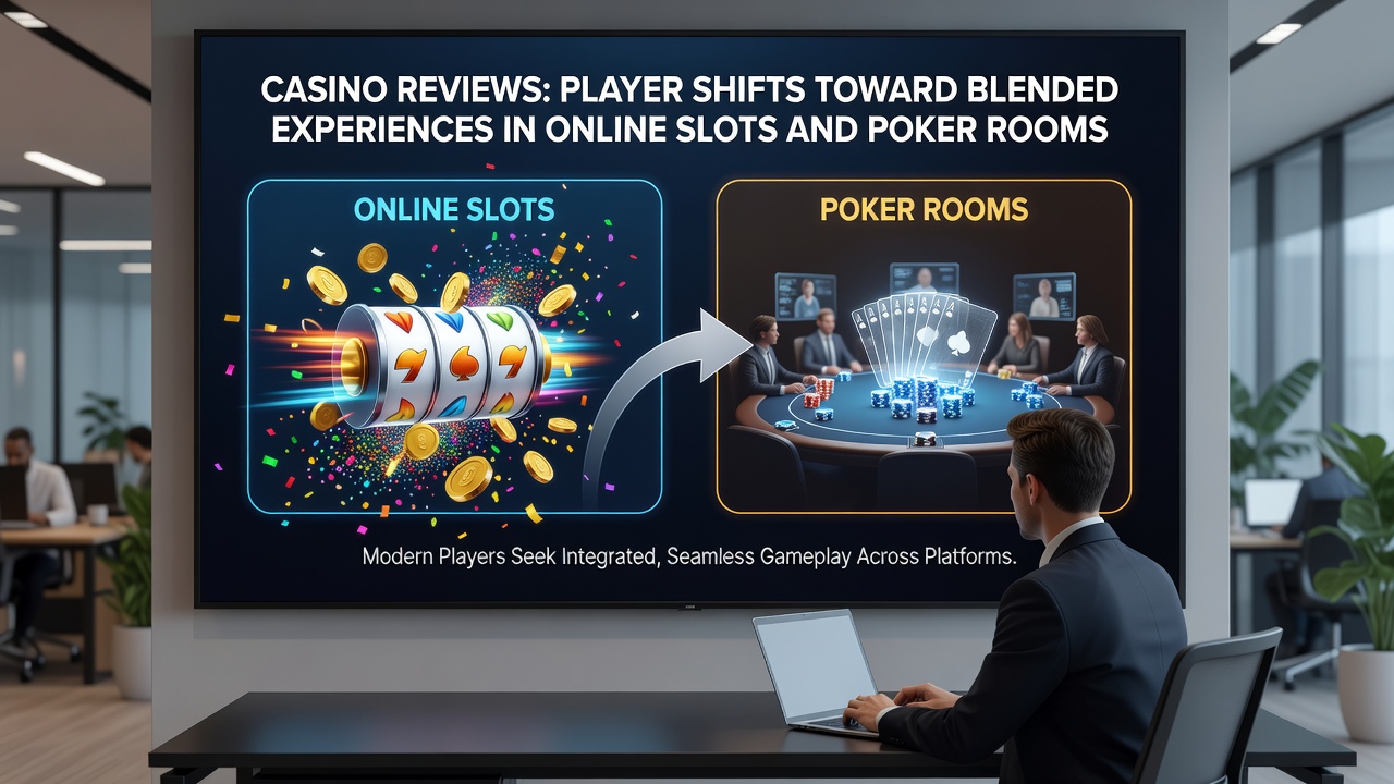 Overzicht van online pokerroom integratie met slotspellen in casino reviews