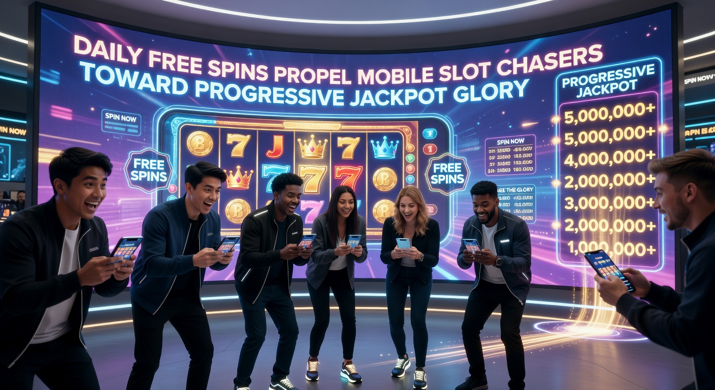 Grafiek met stijgende lijn van jackpotwinsten via mobiele free spins promoties in 2026, inclusief eurotekens en mobiele iconen