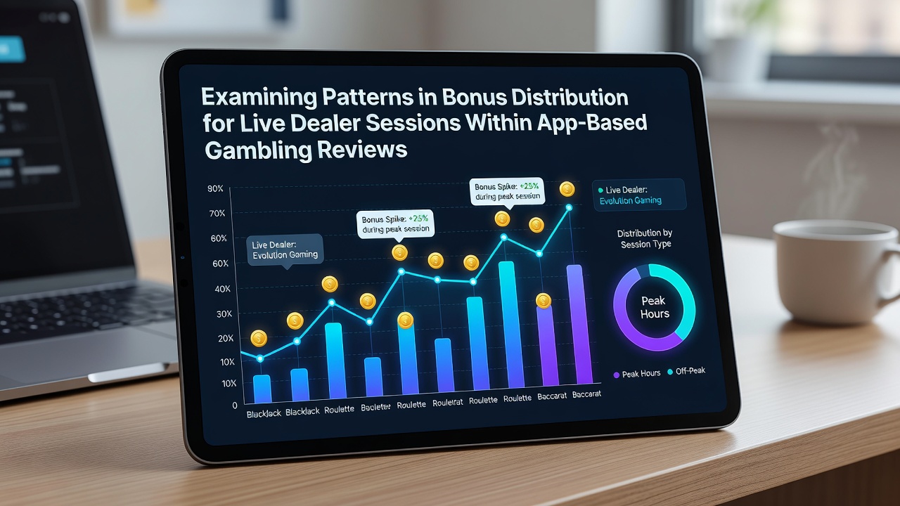 Analyse van bonuspatronen in live dealer apps