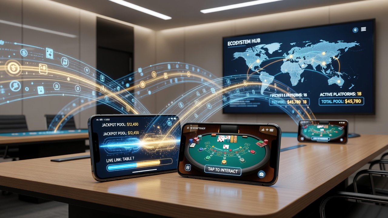 Mobiele apps die jackpotpools en live tafelspellen integreren op smartphones en tablets