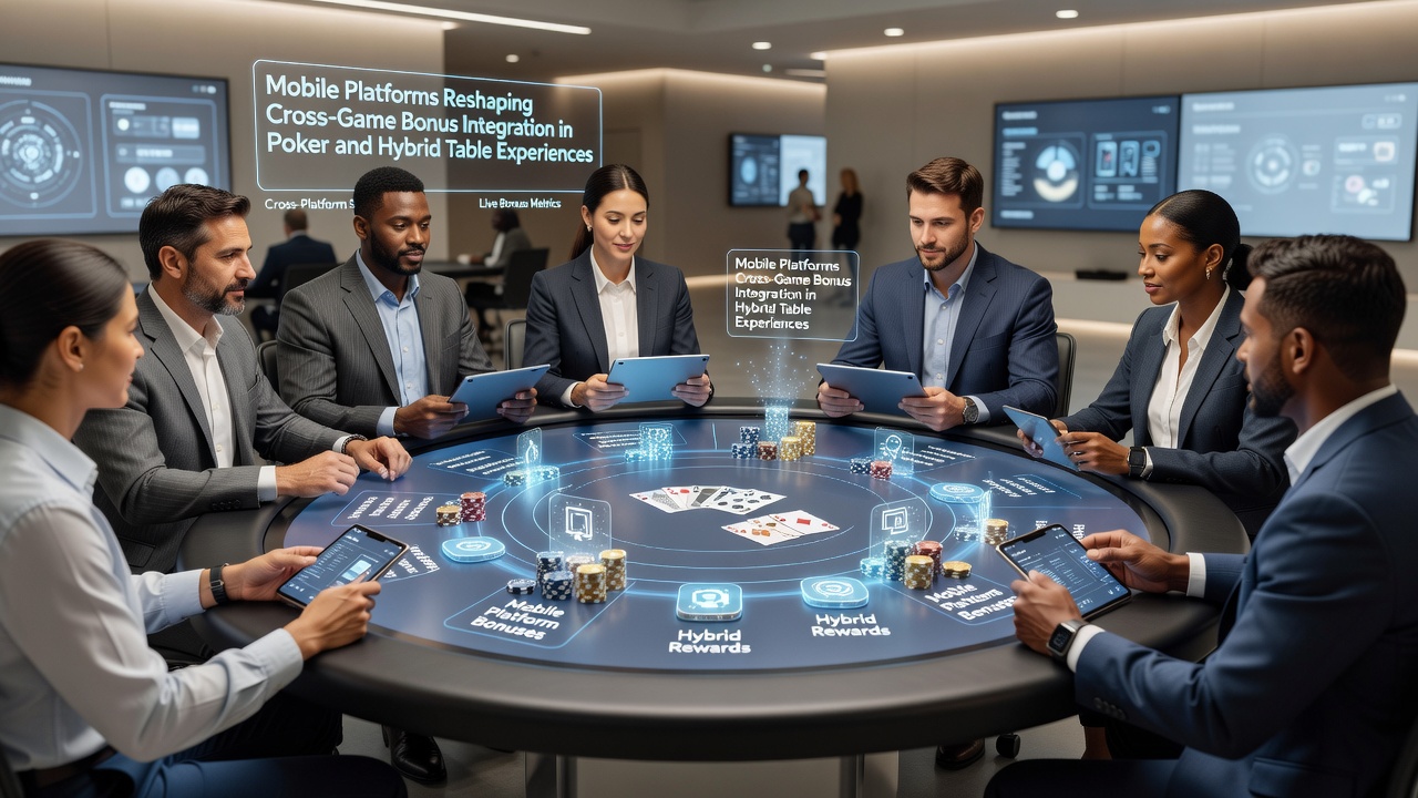 Mobiele platforms die cross-game bonussen integreren in poker en hybride tafelervaringen