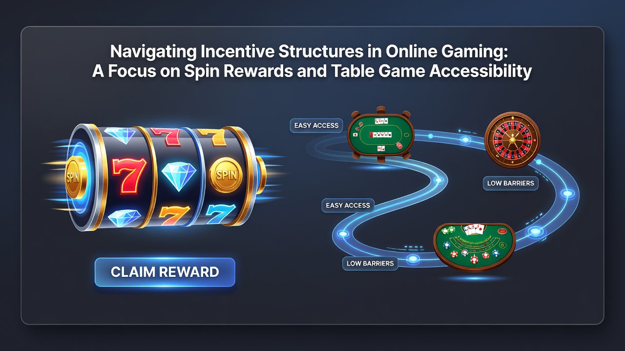Overzicht van online gaming platforms met spinbeloningen en tafelspellen