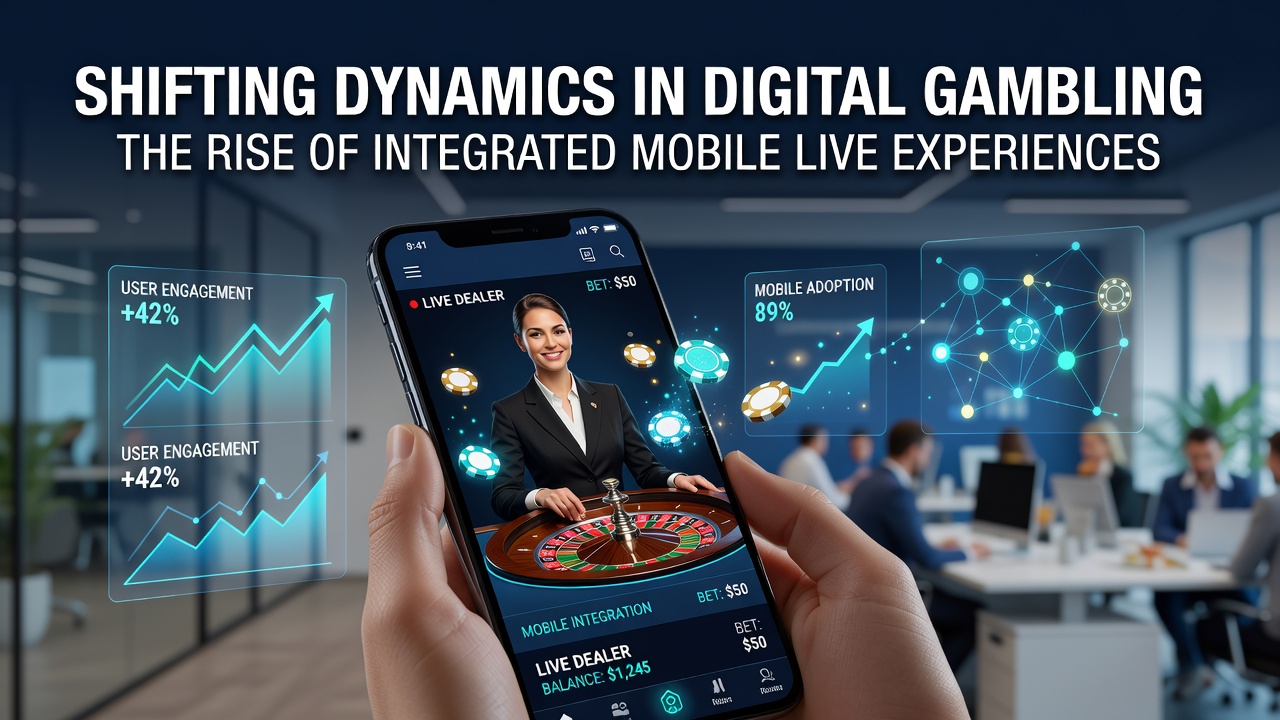 Mobiele live casino ervaring op smartphone met live dealer integratie