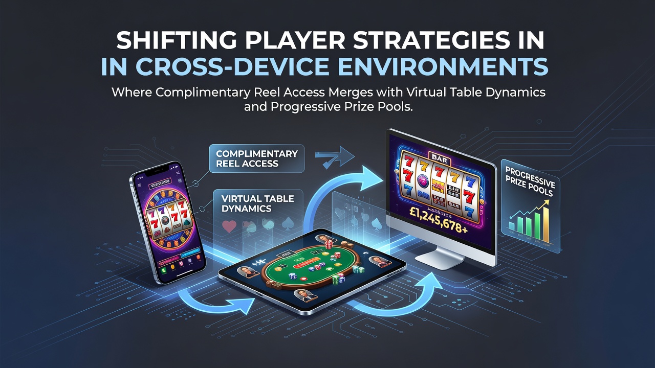Spelers wisselen tussen mobiele slots en virtuele tafels in cross-device omgevingen met progressieve jackpots